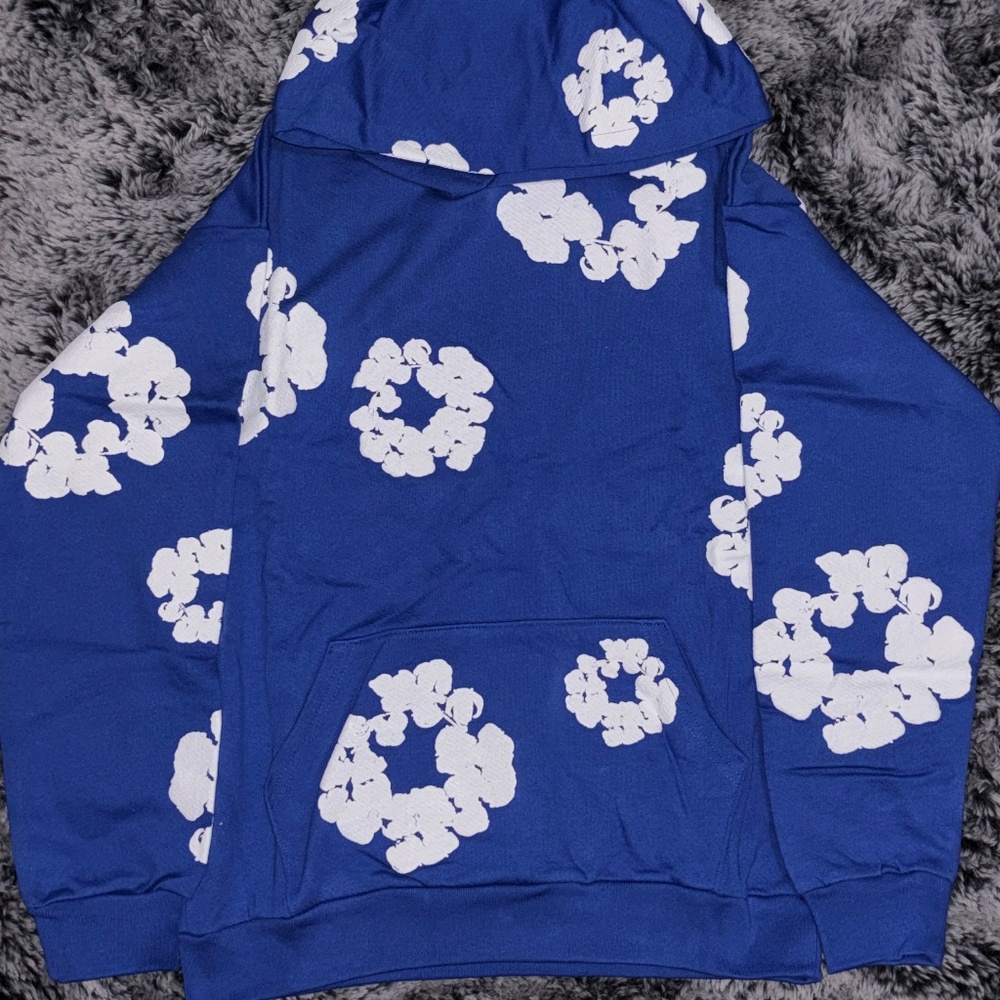 Blue Denim Tears Hoodie M & L